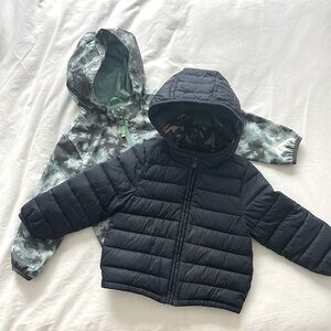 Old Navy and Cat & Jack Rain Jackets Puffer Jacket 3T bundle